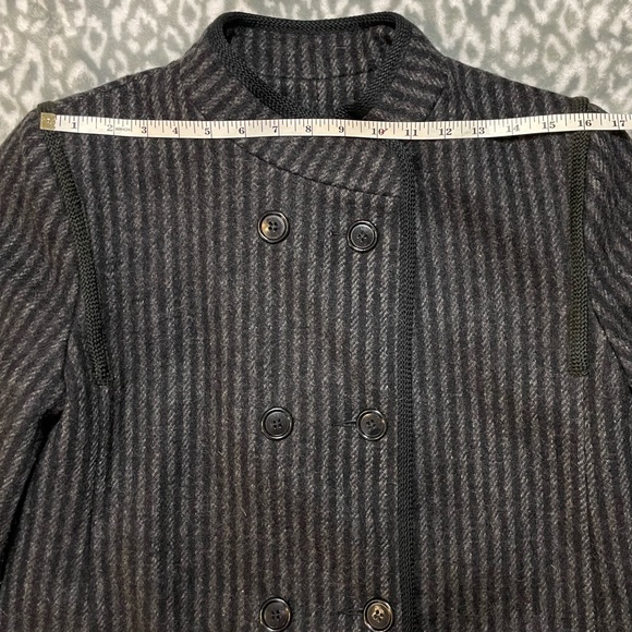 Vintage Sears Wool Pinstripe Coat - Picture 7 of 11
